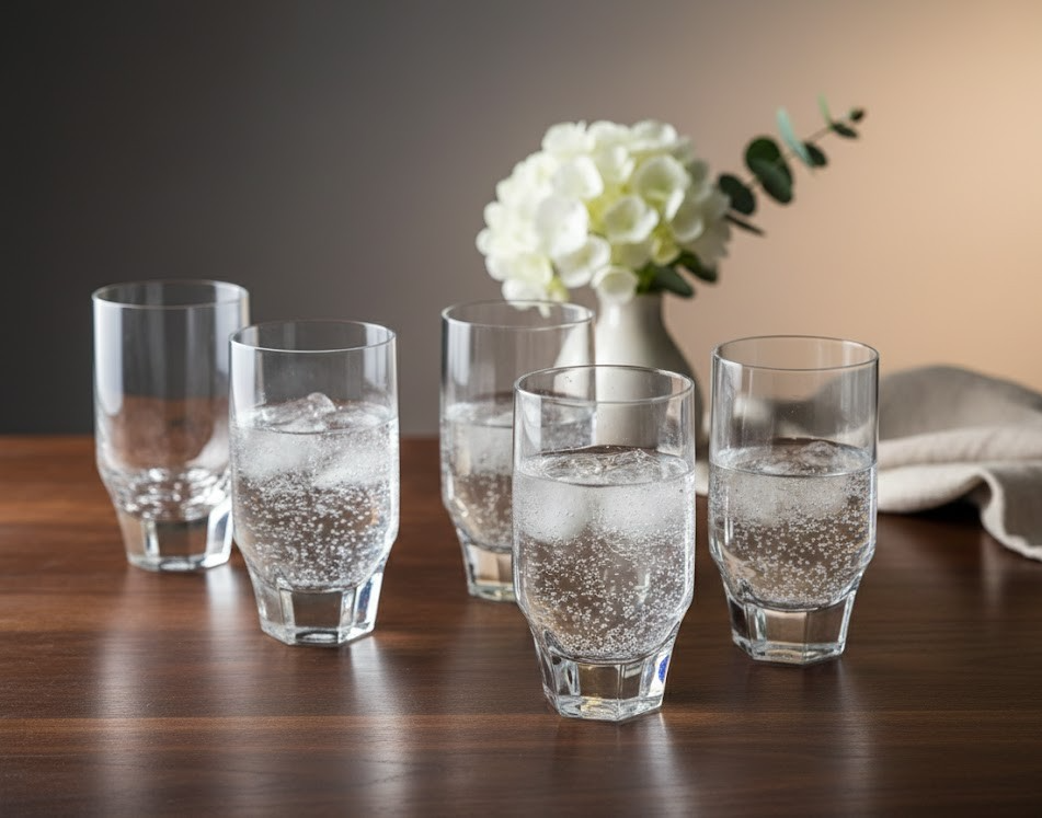 Antiquität Trinkgläser 18-teilig Gläser Set Vintage Sammlerstück